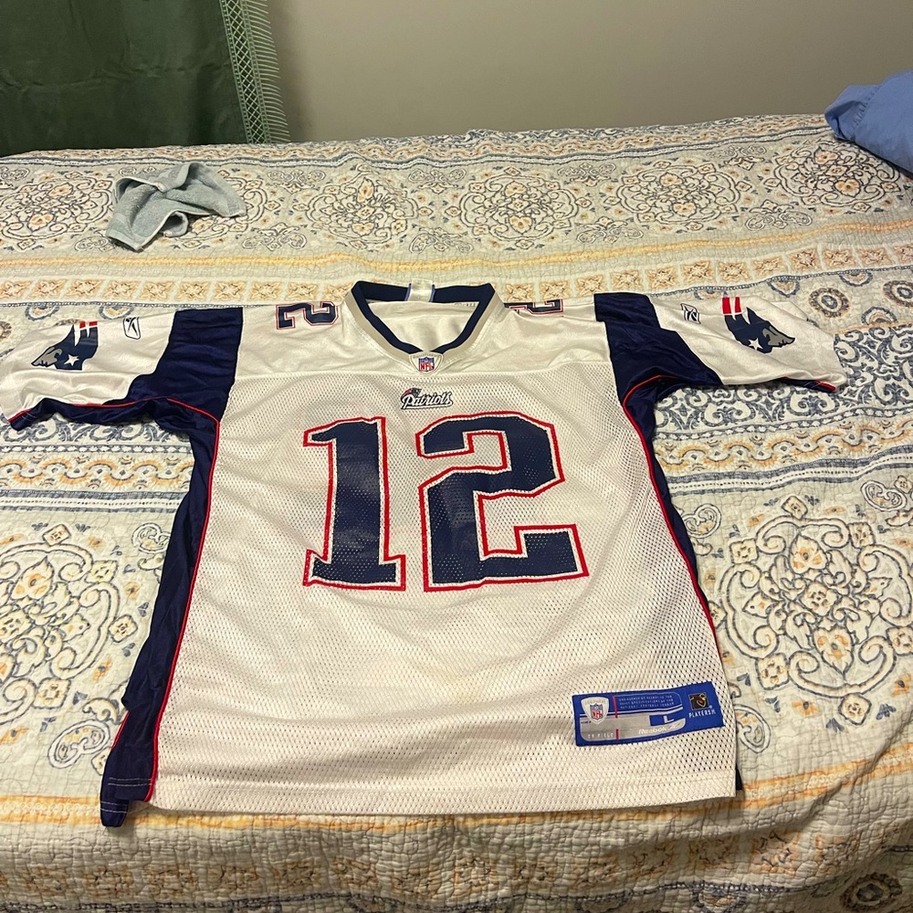 Authentic Screen Print Retro Tom Brady Jersey